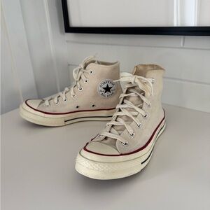 Converse All Star High Top Sneakers Beige